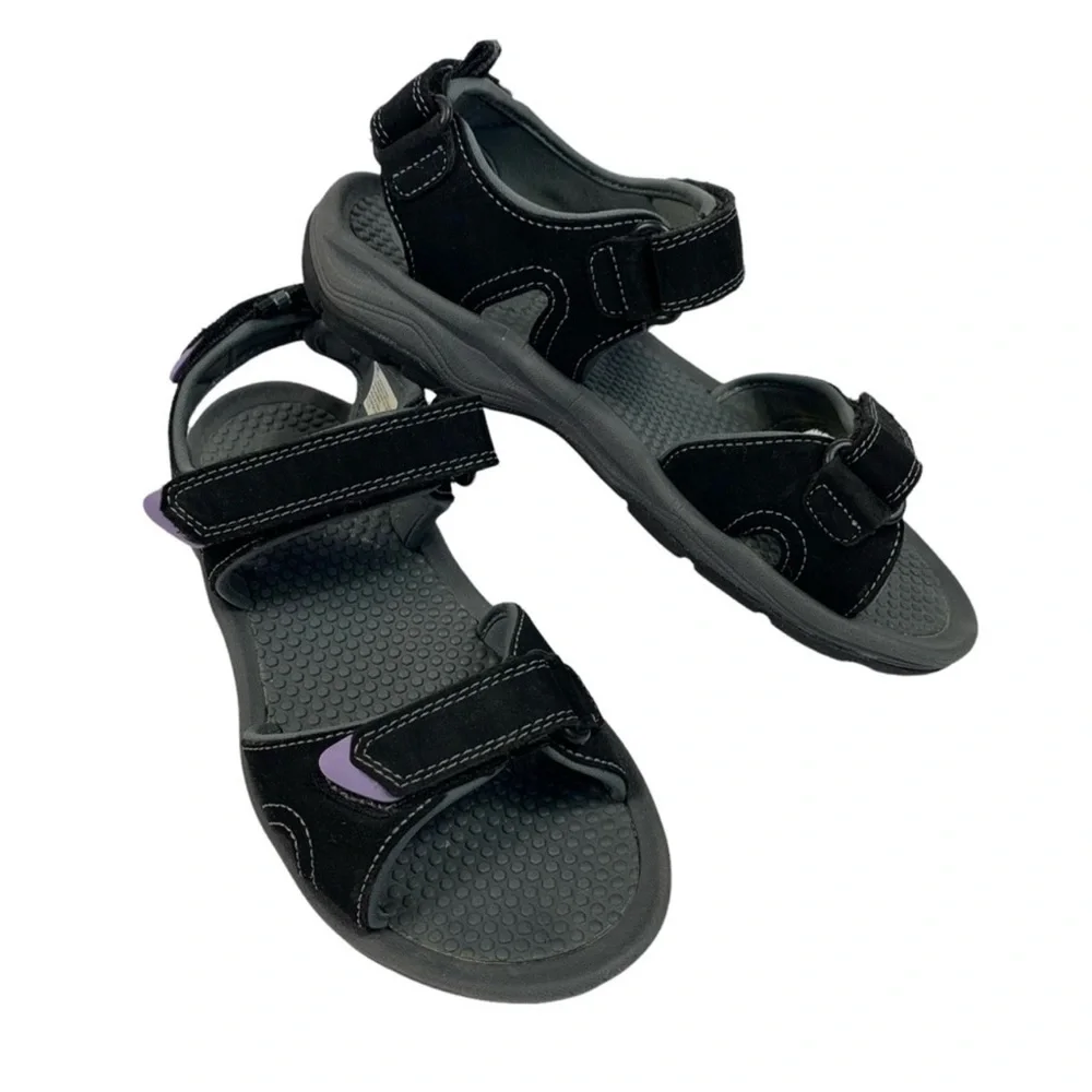 Khombu Coral Black and Purple Sport/Hiking/River Sandals - Picture 11 of 11